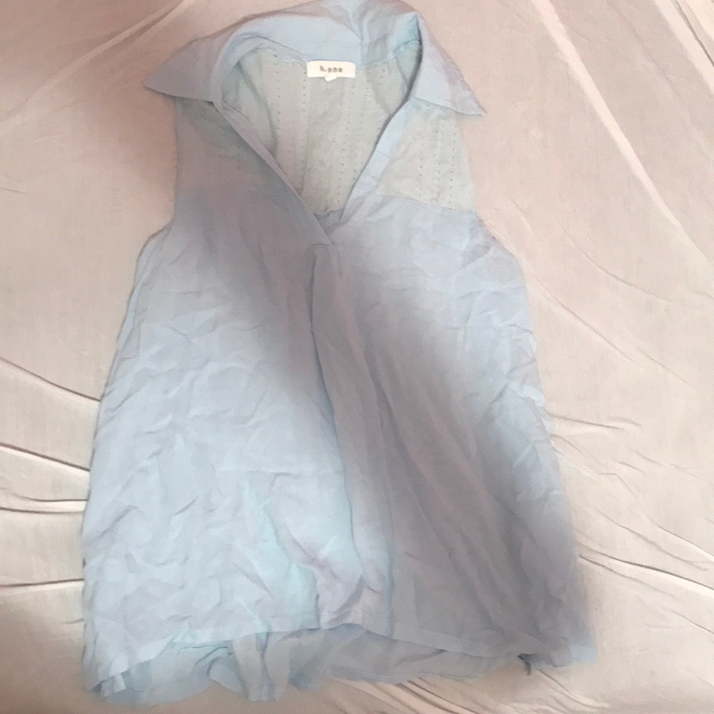 Light blue blouse